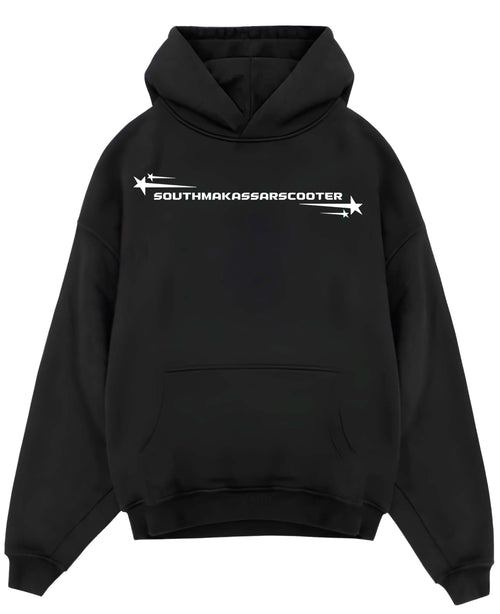 Black Oversized Hoodie Front Design