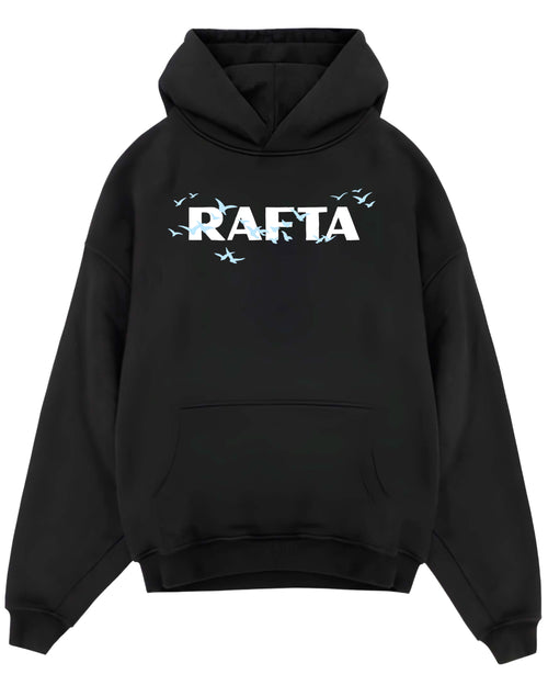 Black Oversized Hoodie Front Design