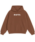 Mocha Brown Oversized Hoodie Front Design