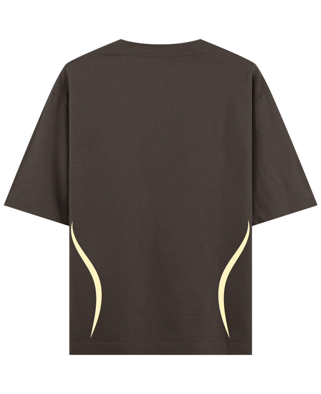 Coffee Oversized T-Shirt Back Design