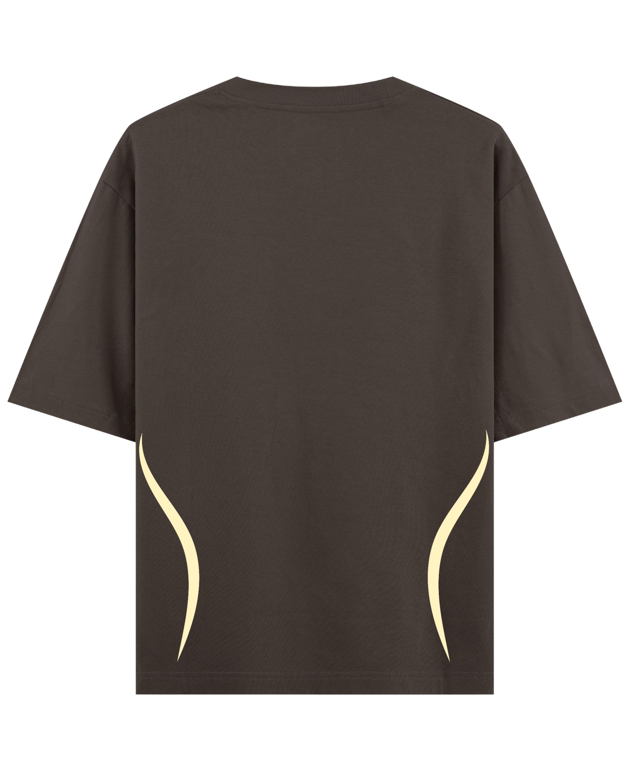 Coffee Oversized T-Shirt Back Design