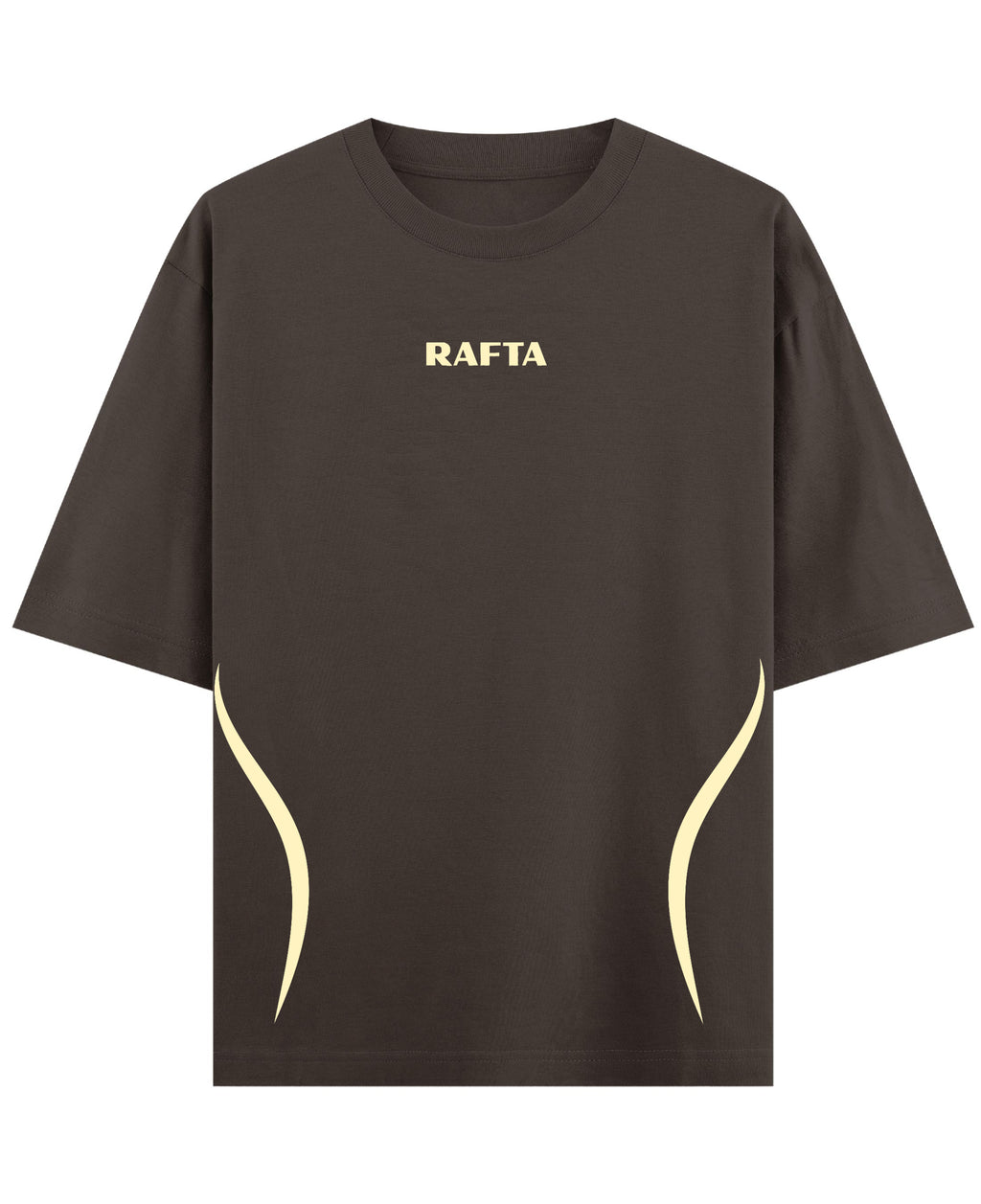 Coffee Oversized T-Shirt Front Design