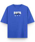 Royal Blue Oversized T-Shirt Front Design