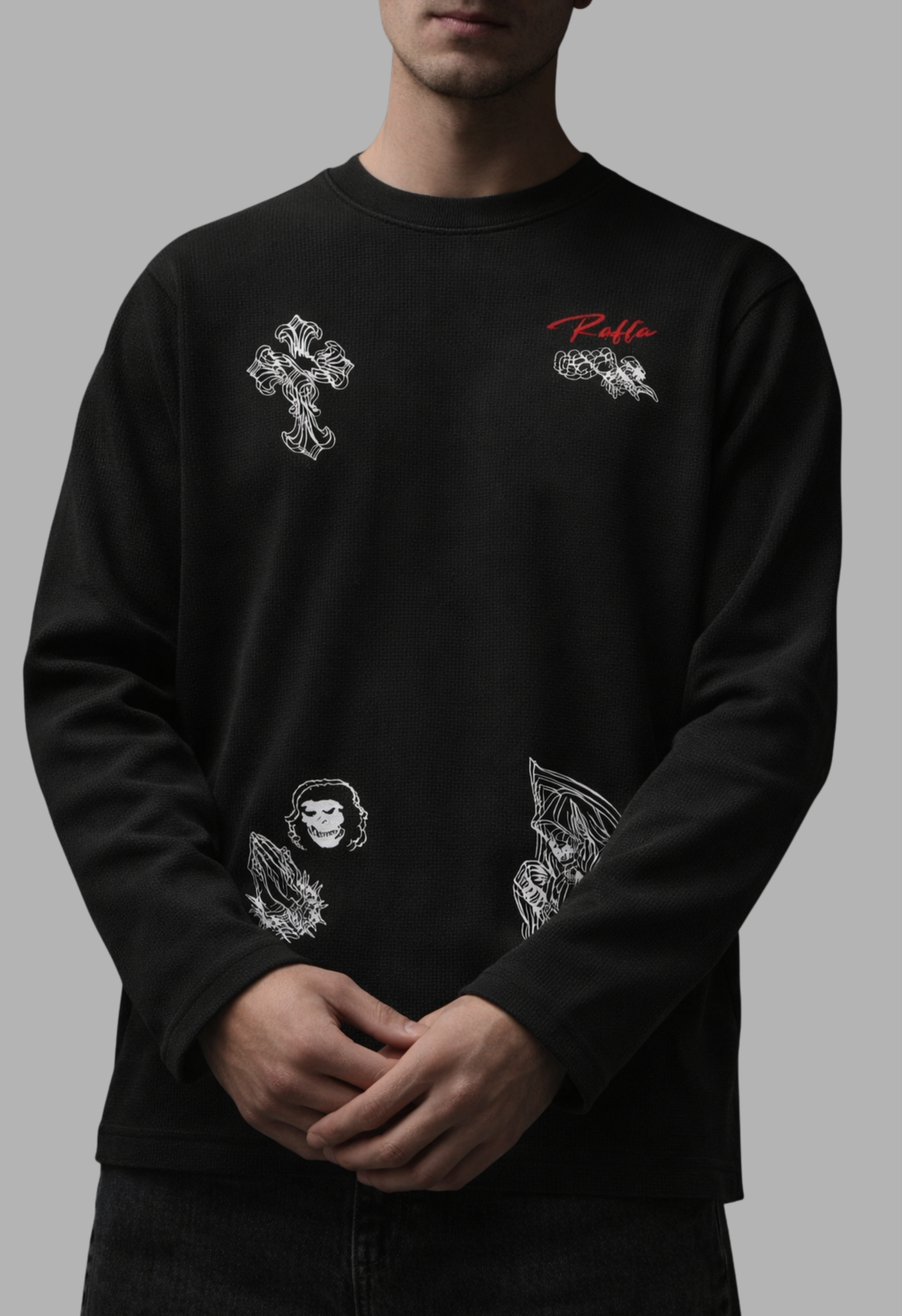 Shadow Saints Oversized Waffle T-Shirt