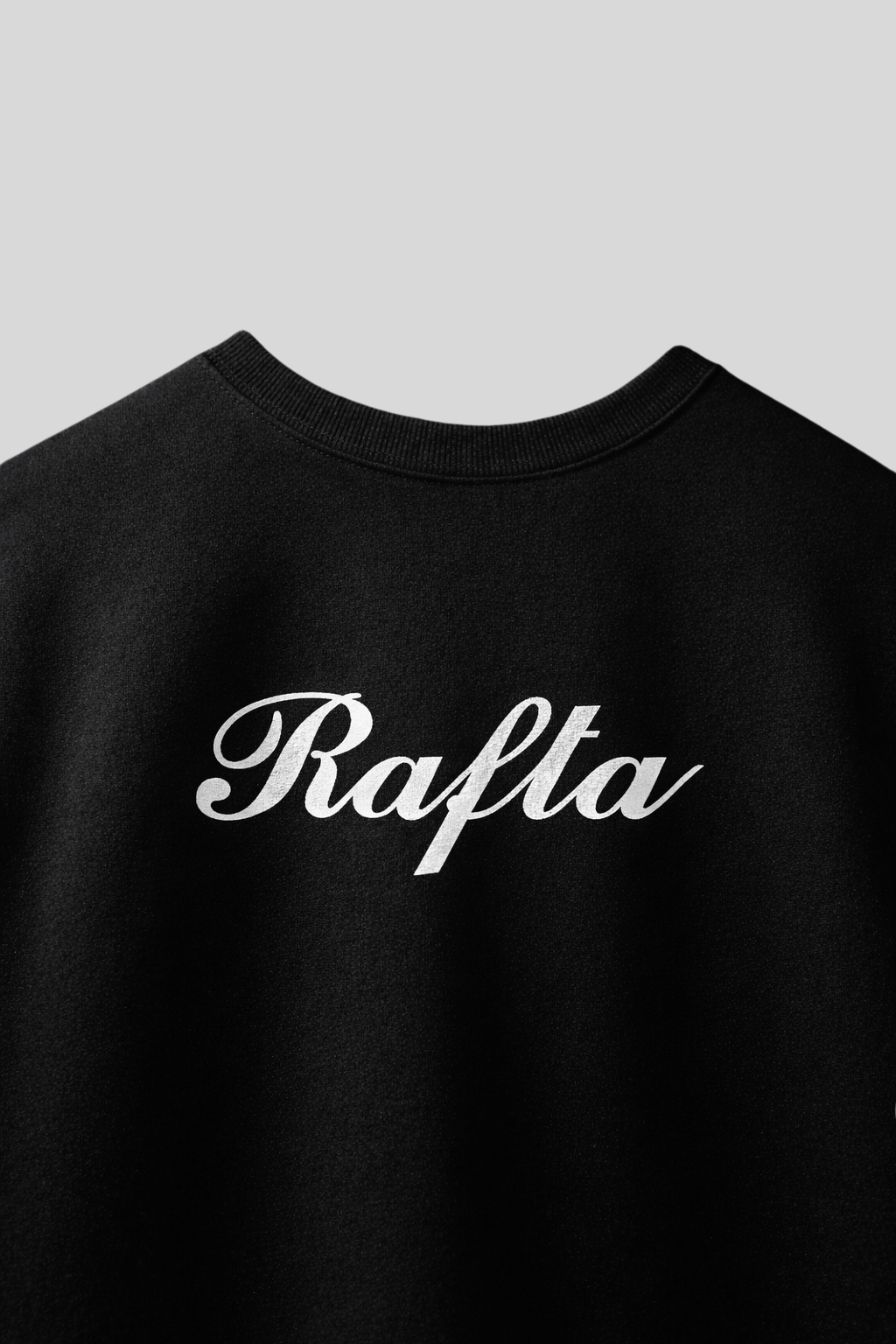 Silent Wealth Black Oversized Tshirt