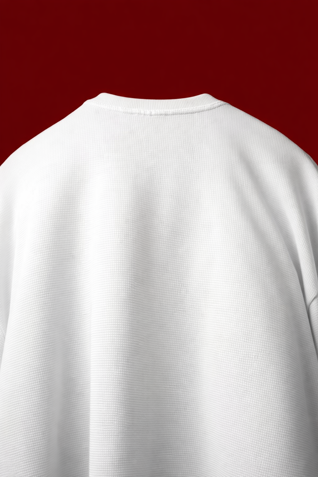 Classic Full-sleeve Oversized Wffle Tshirt