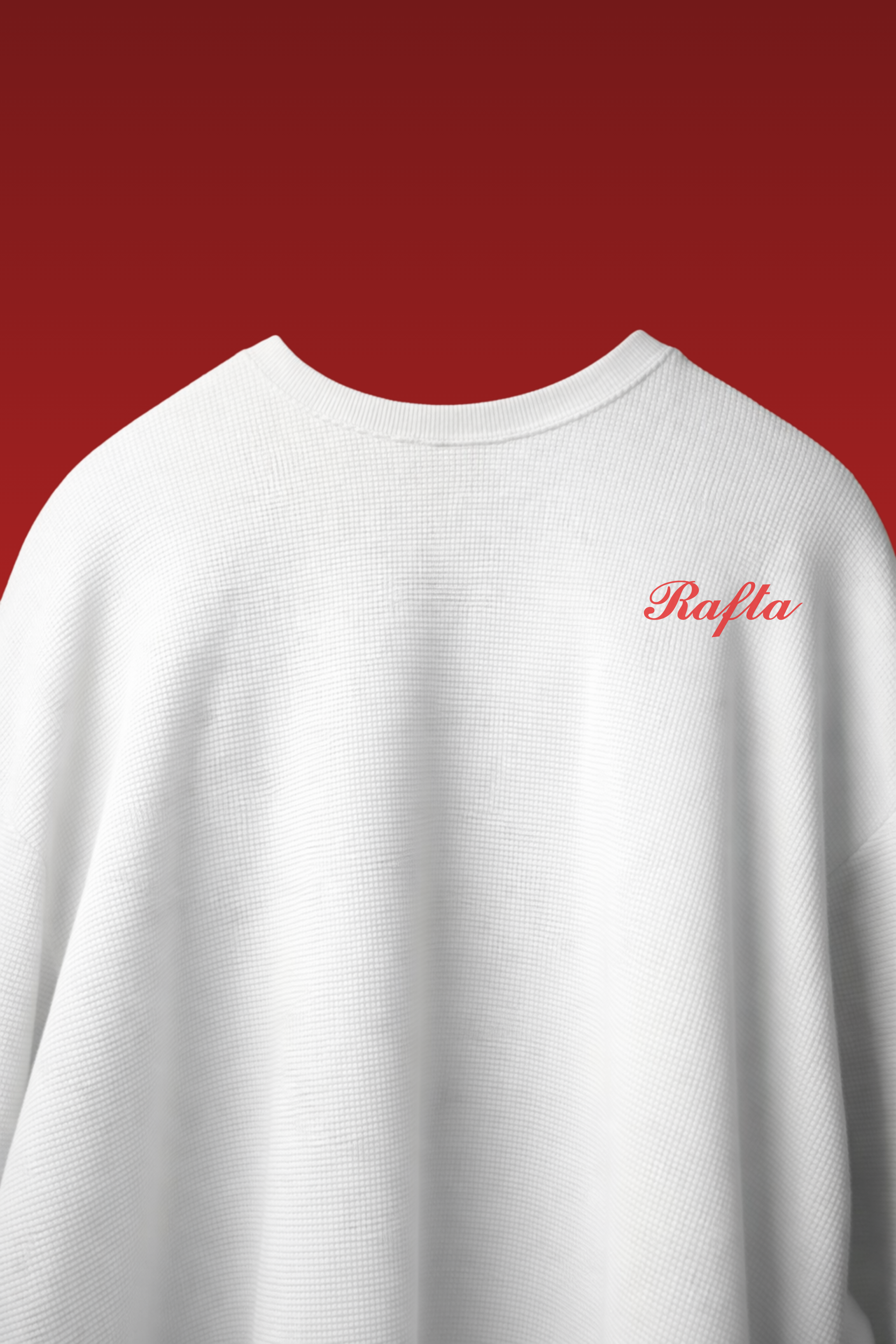 Classic Full-sleeve Oversized Wffle Tshirt