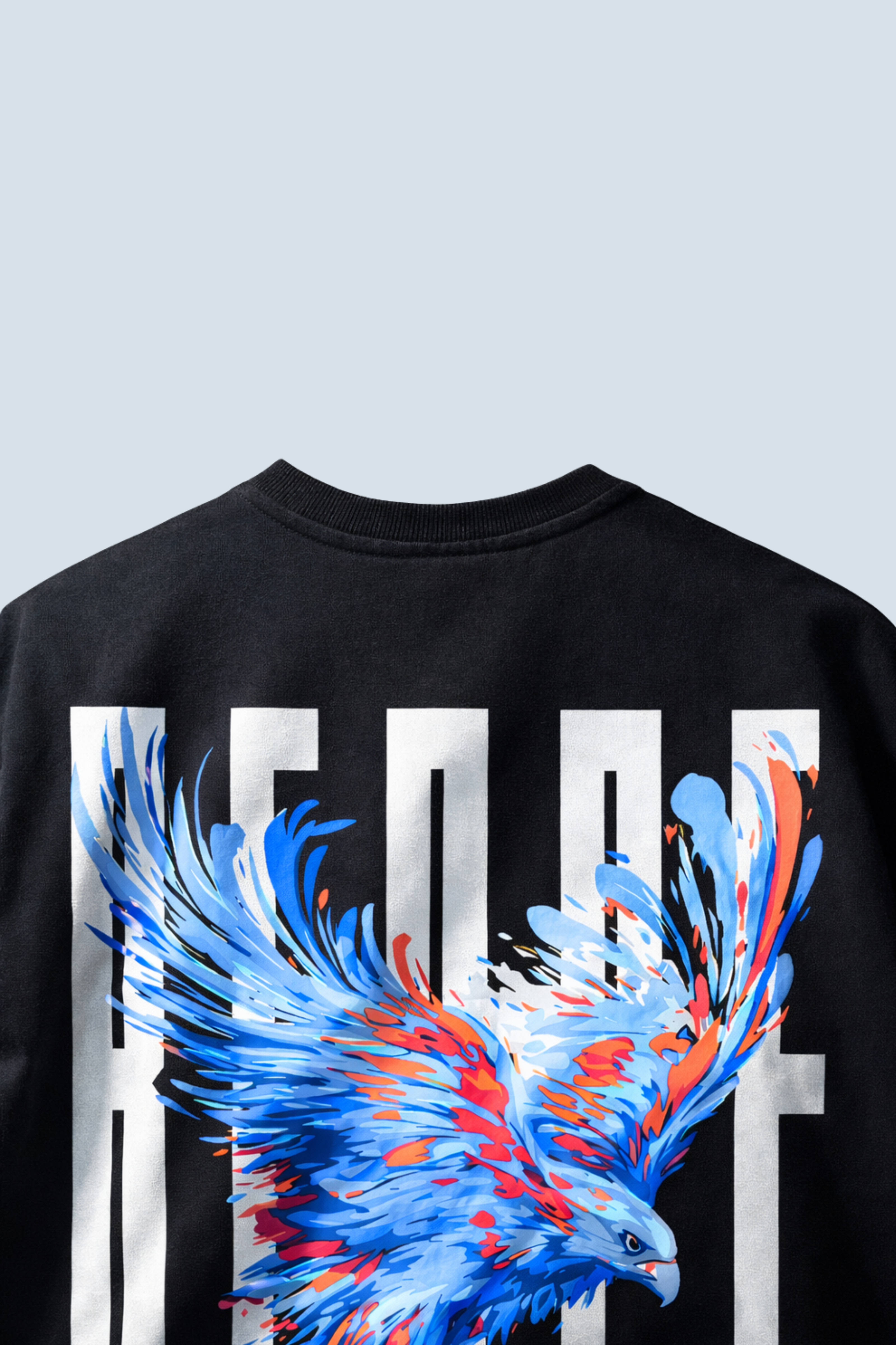 Sky Reaper Black Oversized Tshirt