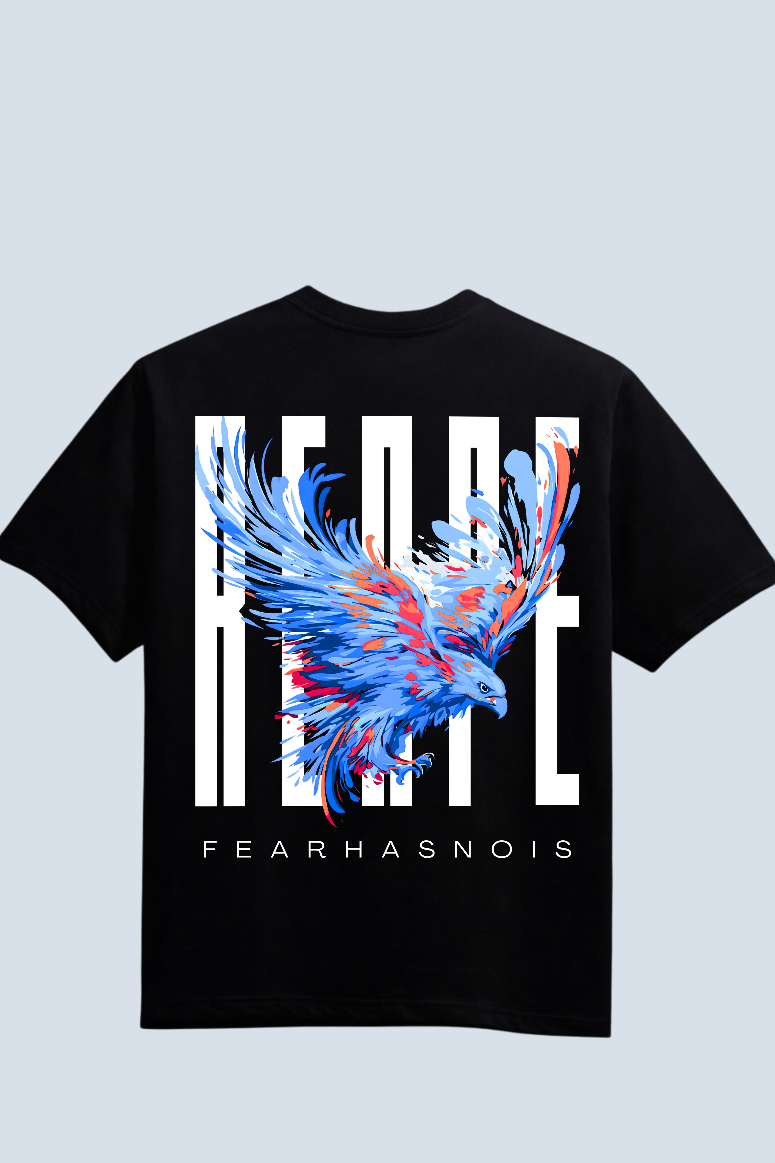 Sky Reaper Black Oversized Tshirt